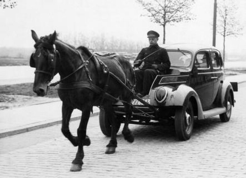 Дефицит топлива в Гааге, 1941 год