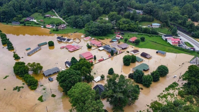 Последствия наводнения в Кентукки: