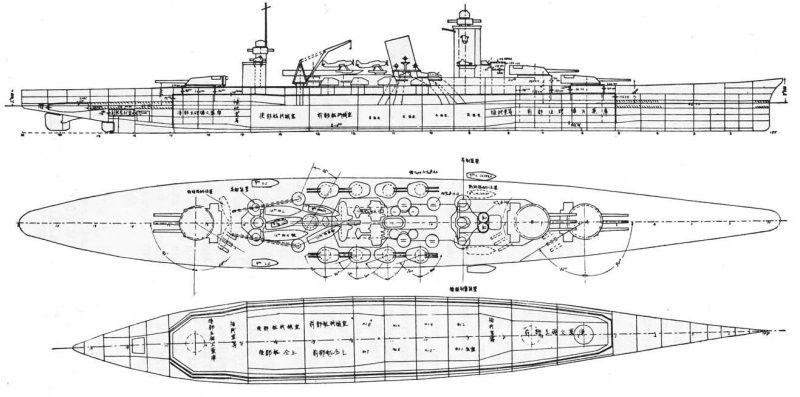 Нереализованные амбиции Императорского флота. Сверхтяжёлые крейсеры Yoshino