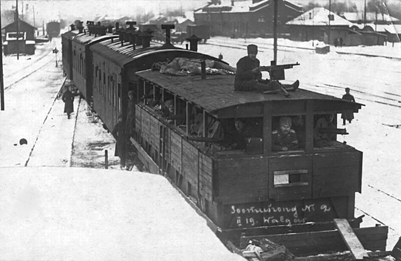 Эстонский бронепоезд, февраль 1919 года
