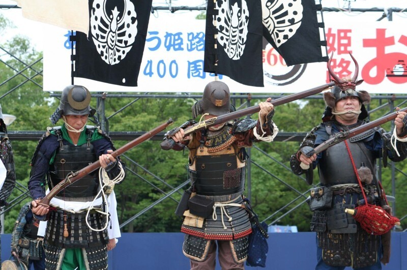 3. Огнестрельное оружие с фитильным замком, которое использовали самураи
