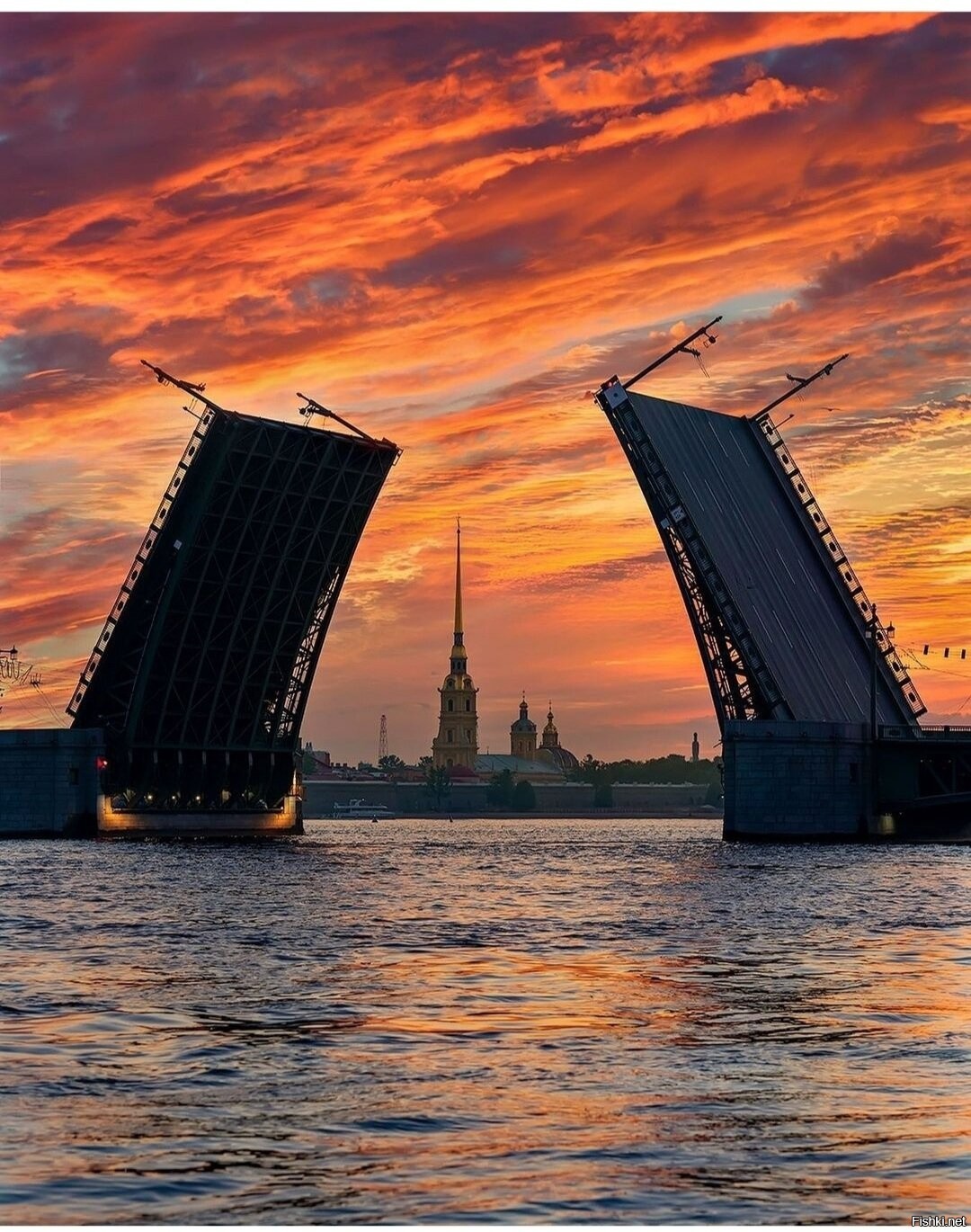 Разводные мосты в санкт петербурге первые