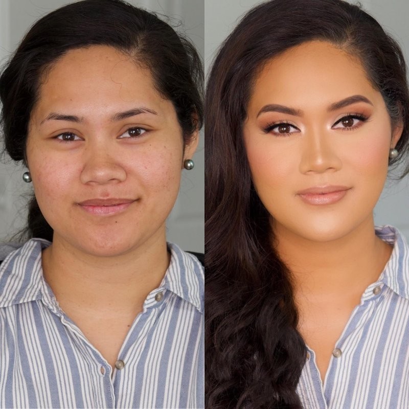 15 потрясающих преображений женщин с помощью макияжа
