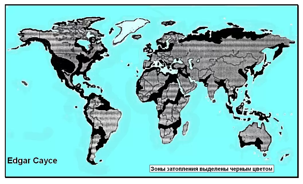 Карта кейси затопления земли в будущем