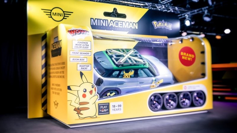 MINI Aceman для фанатов покемонов показали на игровой выставке в Кёльне