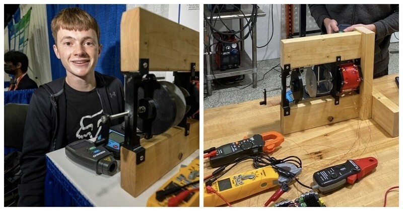 17-летний парень разрабатывает революционный двигатель для электромобилей