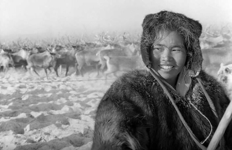 Девушка-оленевод. 1965 год. Якутская АССР