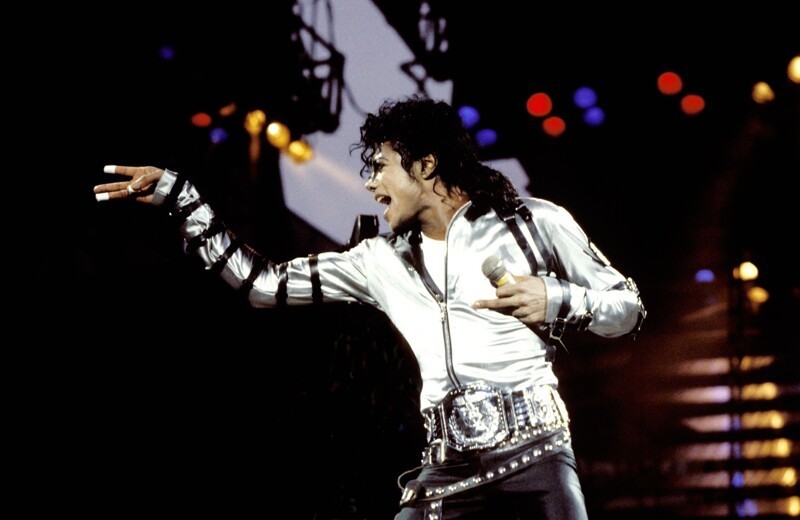 Американский певец Майкл Джексон