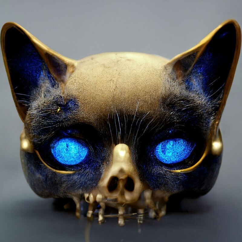 Калипп - кошачьеподобное существо из мира фантазий художницы