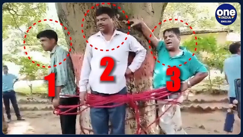 В Индии школьники привязали учителя математики к дереву и избили за плохие оценки