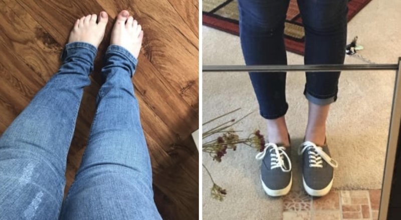 Сложно купить идеальные джинсы, когда вы либо слишком высокий, либо слишком низкий