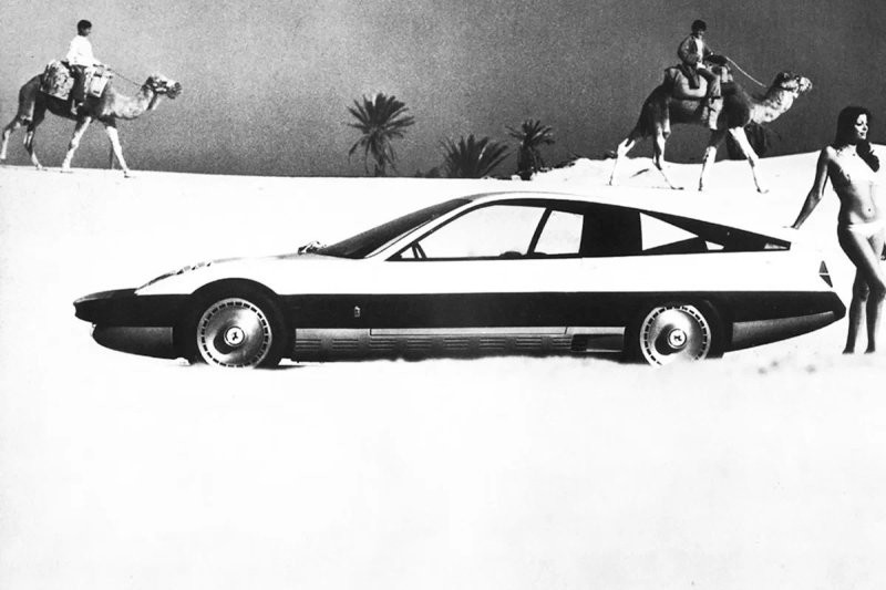 Концепт-кар Pininfarina Ferrari Studio CR 25 с аэродинамикой современных суперкаров
