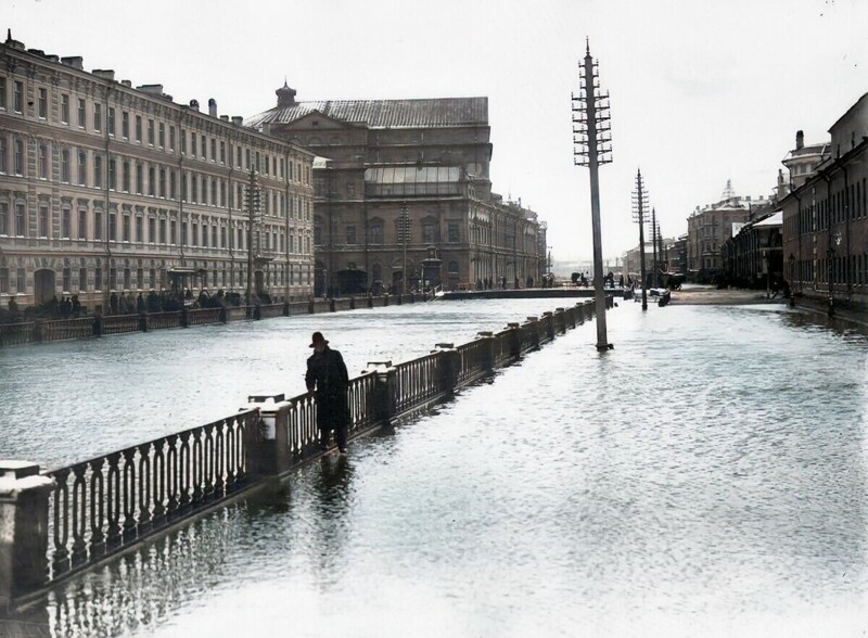 Наводнение на Крюковом канале, 1903 год.