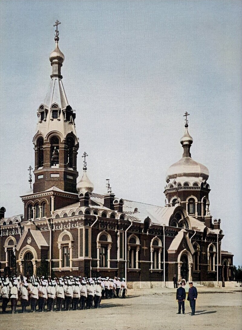Церковь Анастасии Узорешительницы 148-го пехотного Каспийского полка, 1902 год.