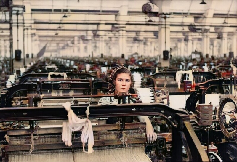 Текстильная фабрика.