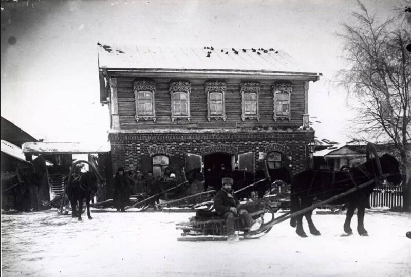 Постоялый двор в деревне Бескудниково под Москвой...1895 год