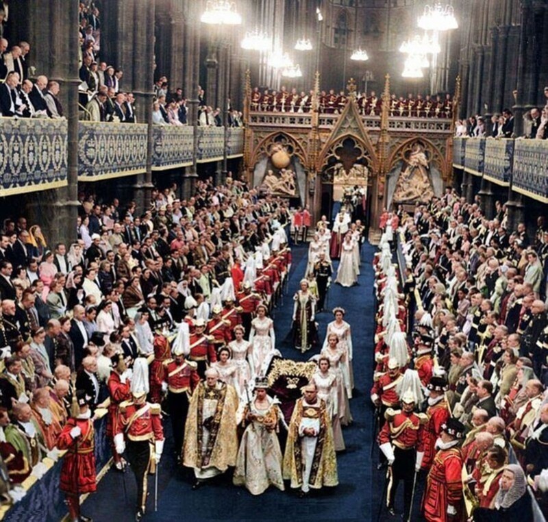 Коронация королевы Великобритании Елизаветы II. 2 июня 1953 года
