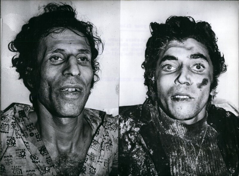 6 сентября 1972 года. Боевики «Черного сентября», убитые во время неудачной операции по освобождению заложников - членов израильской олимпийской сборной. Фото сделано для установления личности убитых.