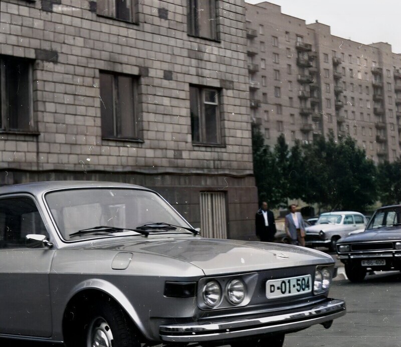 Дипломатическое "гетто" на Кутузовском проспекте.  Район Дорогомило, 1973 год.