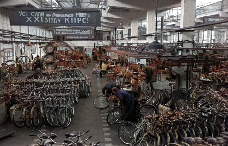 Производство велосипедов, Львов 1959 год.