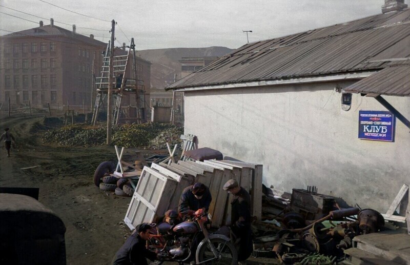 Рабочая окраина Норильска, 1959 год.