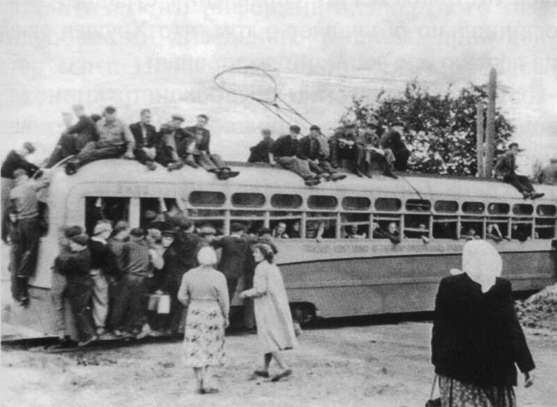 Саратов, 1961 год, трамвай 2 до завода "Крекинг"