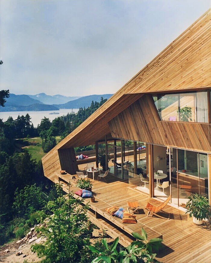 Дом Каттона, Западный Ванкувер, Канада. Спроектирован Артуром Эриксоном и Джеффри Мэсси в 1967 году