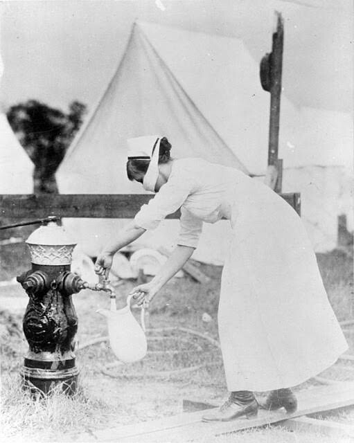 Медсестра гриппозного госпиталя, 13 сентября 1918 года