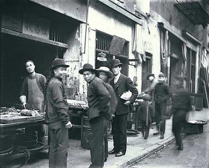 Рынок в китайском квартале, Сан-Франциско, США, 1895 год