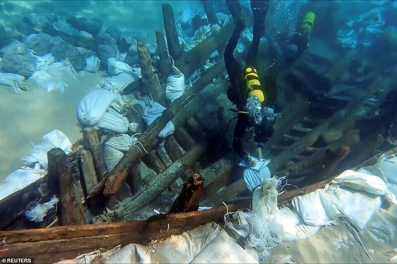 У берегов Израиля нашли затонувший торговый корабль