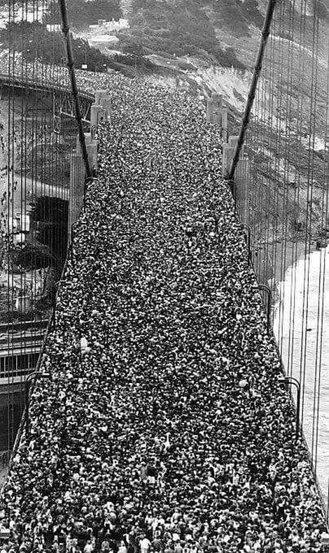 15. Открытие моста Золотые Ворота в 1937 году