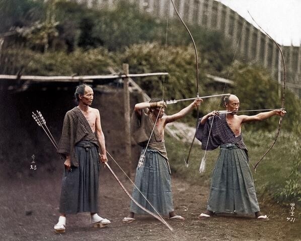22. Японские лучники, примерно 1860 год