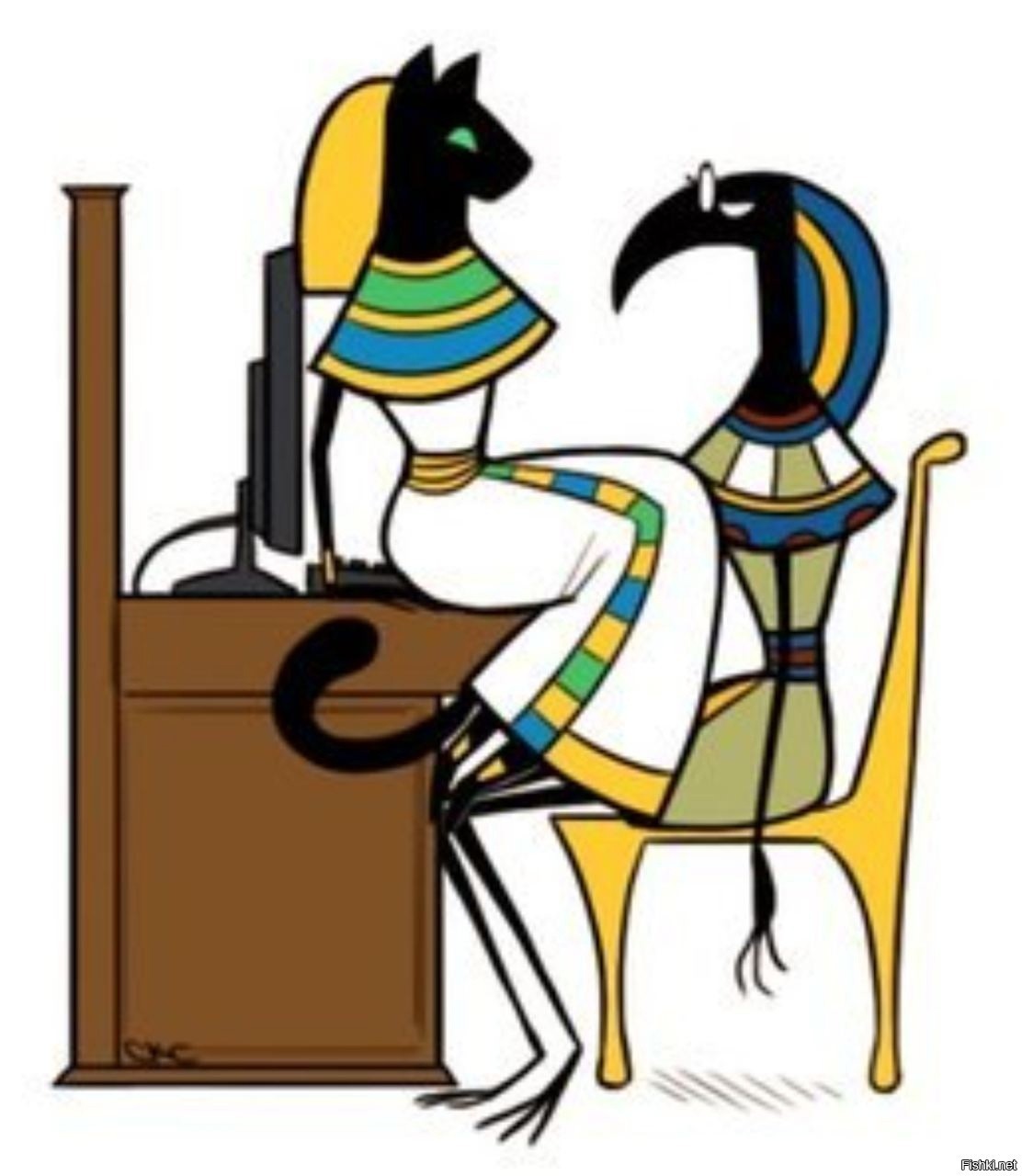 Комиксы Египет Бастет
