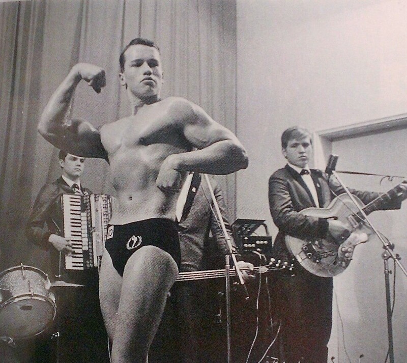 Первое соревнование Арнольда Шварценеггера по Бодибилдингу в возрасте 16 лет, 1963 год