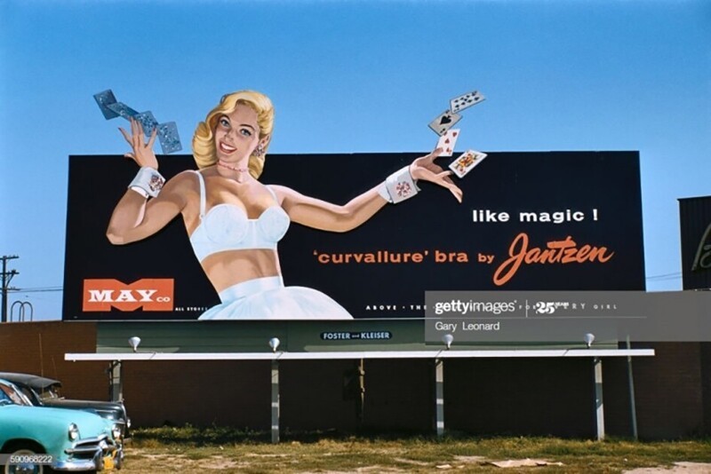 Реклама нижнего белья Jantzen. США, 1950-е годы