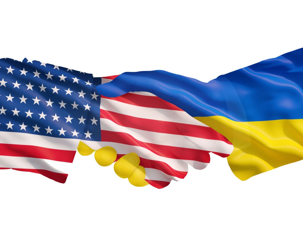 Флаг сша на украине