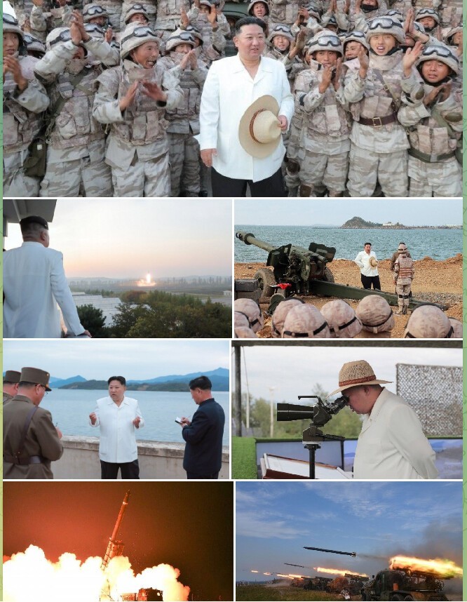 Ким Чен Ын побывал на учениях по подготовке подразделений тактического ядерного оружия.