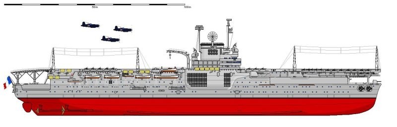 Французский авианосец, который должен был стать линкором. История «Беарна»