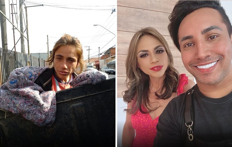 Парикмахер из Бразилии превращает бездомных в леди и джентльменов
