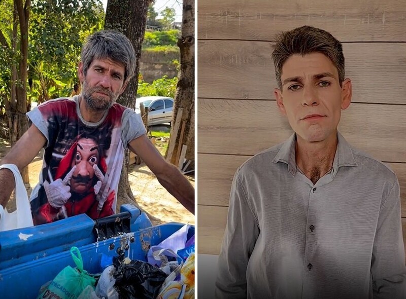 Парикмахер из Бразилии превращает бездомных в леди и джентльменов