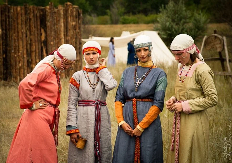 Одежда женщин в древней руси