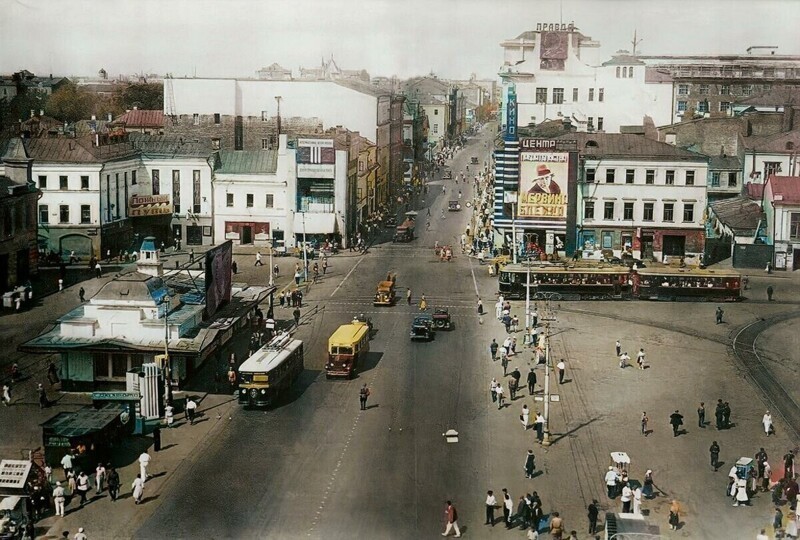 Пушкинская площадь, 1934 год.