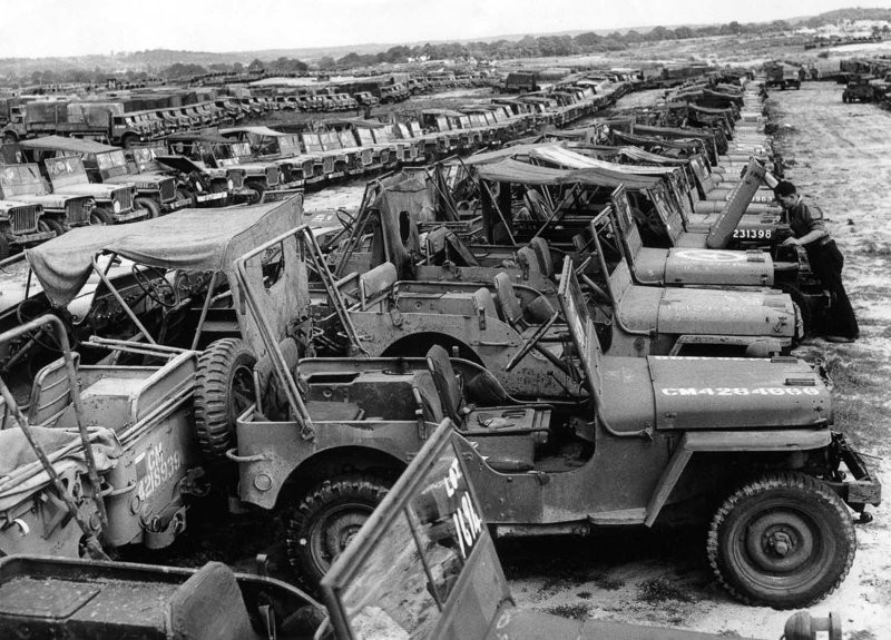 Снимки излишков военной техники после Второй Мировой войны. 1945-1948