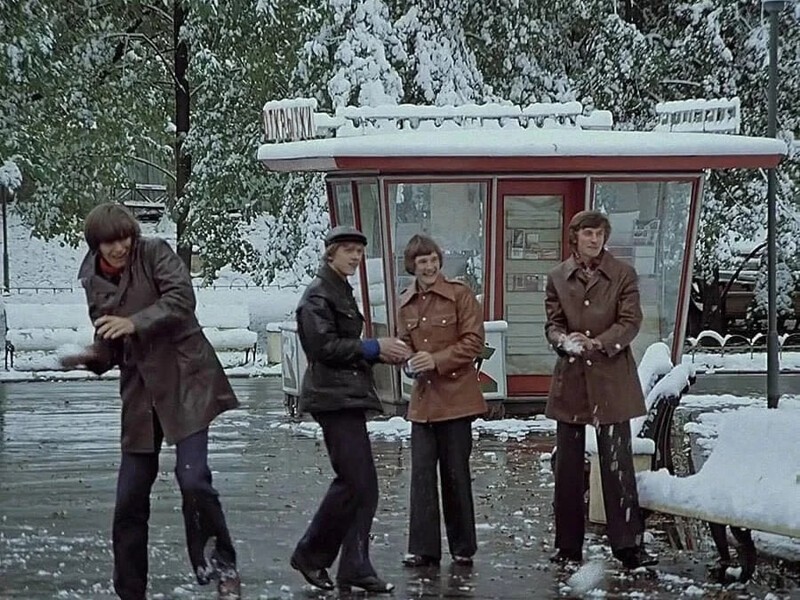 В конце сентября в Москве  46 лет назад выпал снег