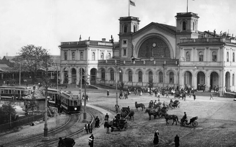 Балтийский вокзал г.Санкт-Петербург. 1913 год