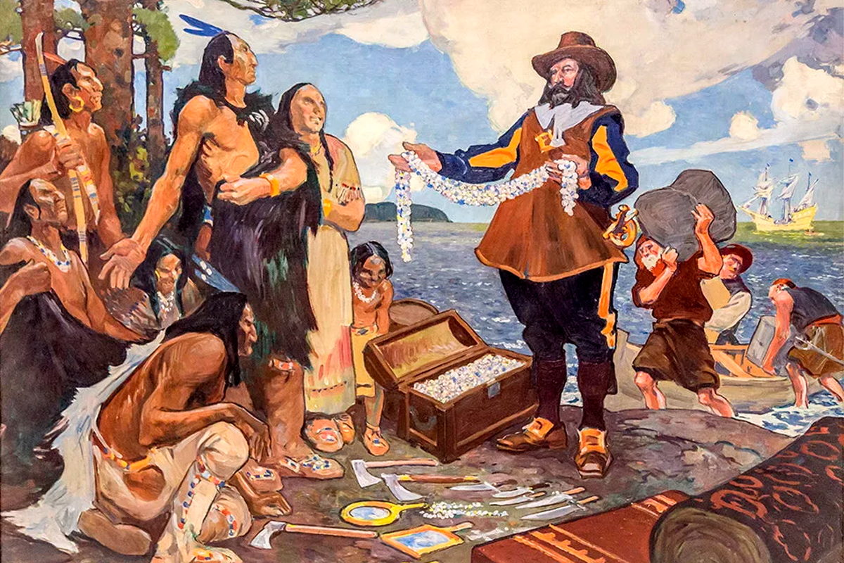 С древних времен в современном. Колумб и индейцы. Колумб и аборигены. Колумб бусы для индейцев.