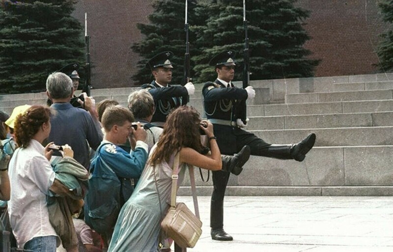 Смена караула на Красной площади, 1988 год.