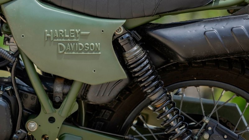 Редкий военный мотоцикл Harley-Davidson MT500