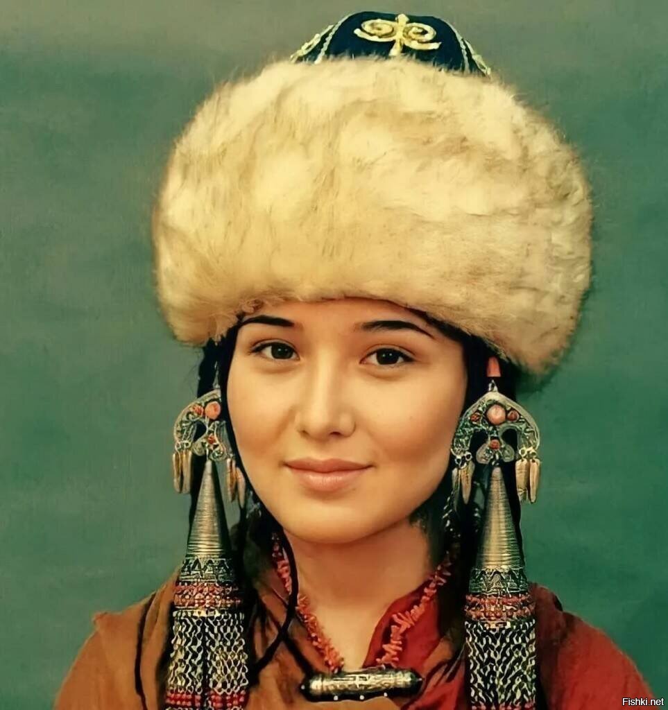 Как выглядят киргизки женщины фото