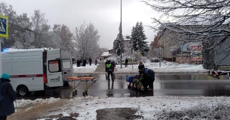 Авария дня. В Козьмодемьянске под колеса грузовика попала пожилая женщина